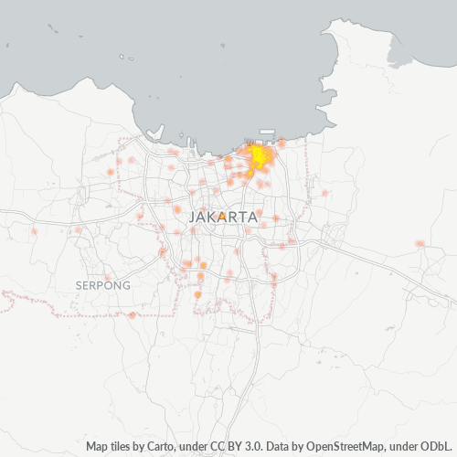 14230 Peta Panas Densitas Bisnis
