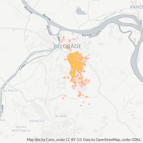 11010 Karta gustine preduzeća