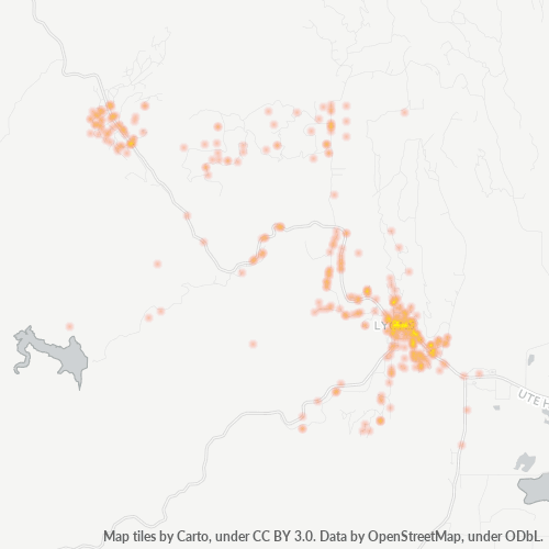 80540 Business Density Heatmap
