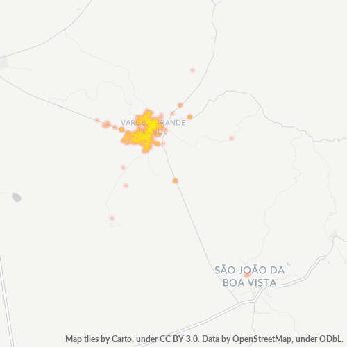 13880-000 Heatmap de Densidade da Empresa