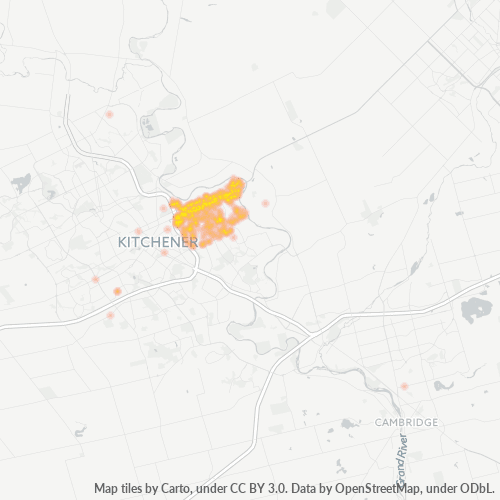 N2B Business Density Heatmap