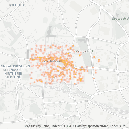 45143 Standortdichte-Heatmap