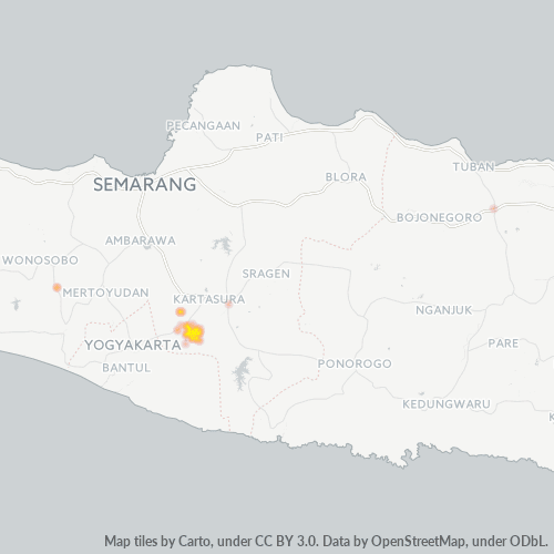 57467 Peta Panas Densitas Bisnis