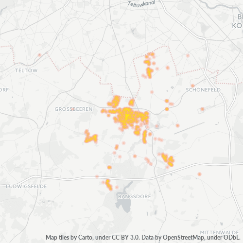 Heatmap für plz 15831