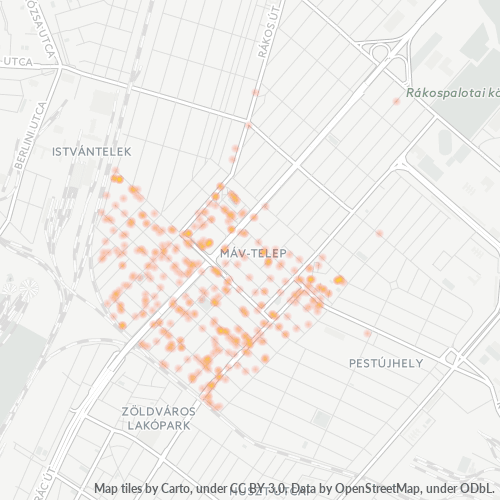 1155 Vállalati sűrűségi térkép