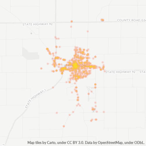 52353 Business Density Heatmap