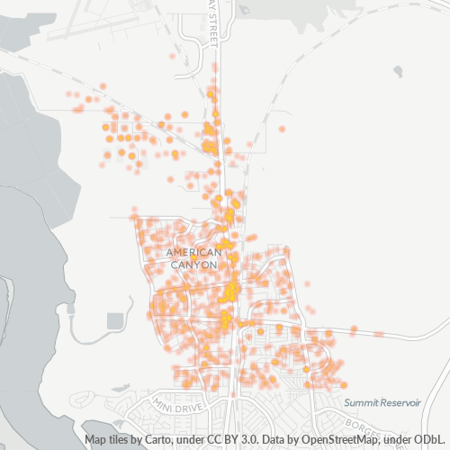 94503 Business Density Heatmap