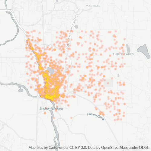 98290 Business Density Heatmap