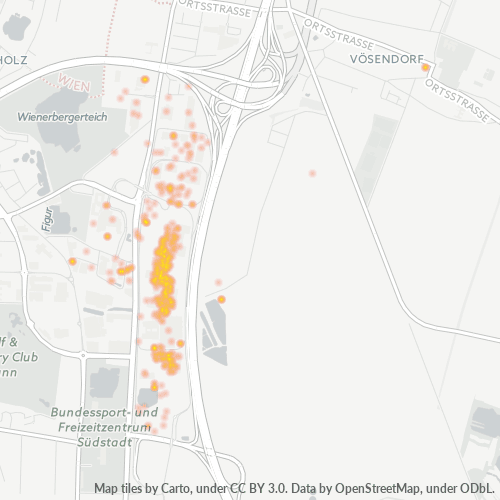 2334 Standortdichte-Heatmap