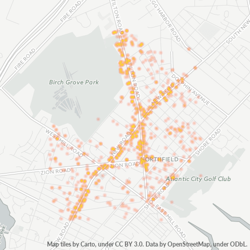 08225 Business Density Heatmap