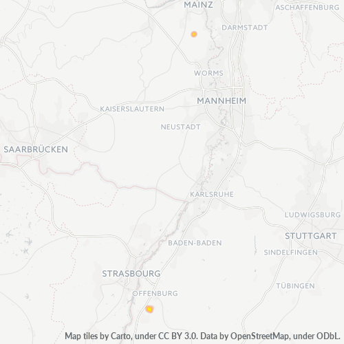 Heatmap für plz 77948