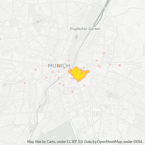 Heatmap für plz 81667