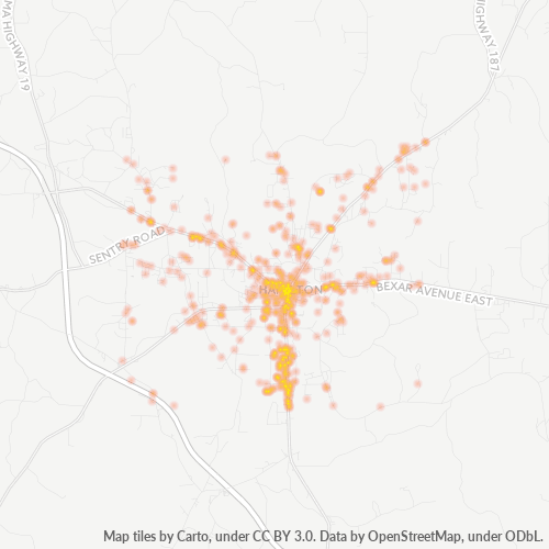 35570 Business Density Heatmap