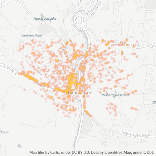 06770 Business Density Heatmap