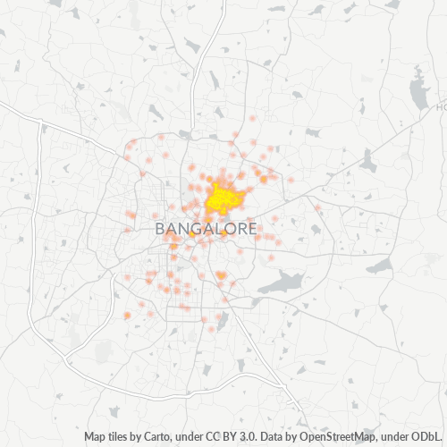 560005 Business Density Heatmap