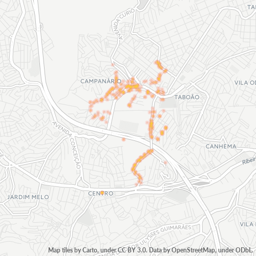 09930-000 Heatmap de Densidade da Empresa