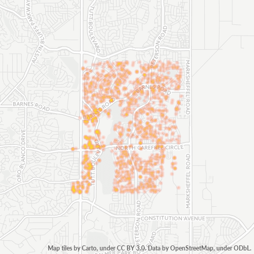 80922 Business Density Heatmap