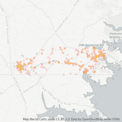 19975 Business Density Heatmap