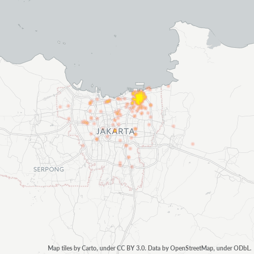14260 Peta Panas Densitas Bisnis