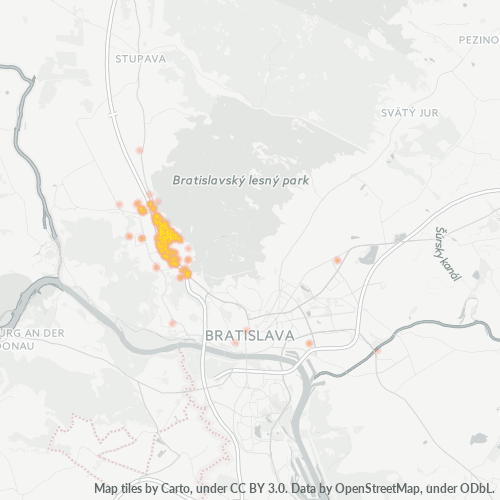 841 03 Teplotná mapa obchodnej hustoty