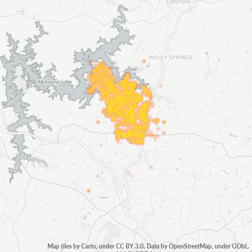 30189 Business Density Heatmap