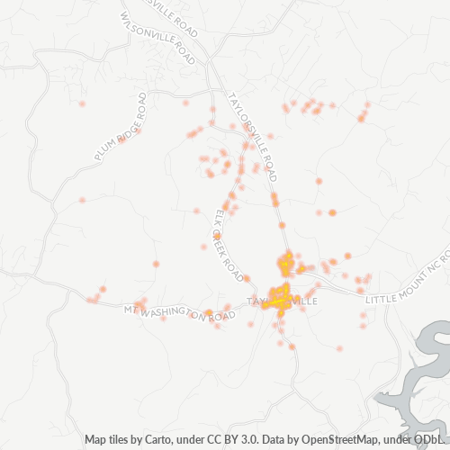 40071 Business Density Heatmap