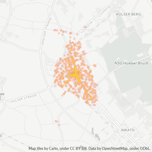Heatmap für plz 47839