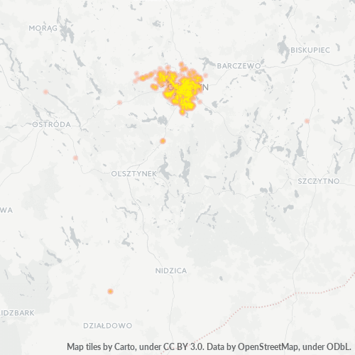 11-041 Mapa intensywności działalności gospodarczej