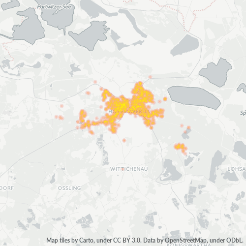 Heatmap für plz 02977