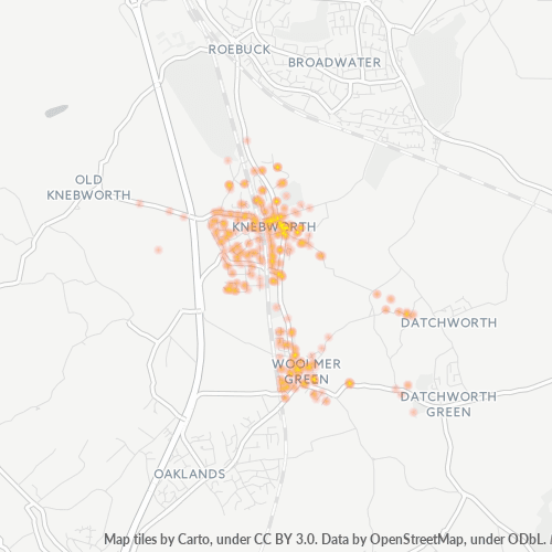 SG3 Business Density Heatmap