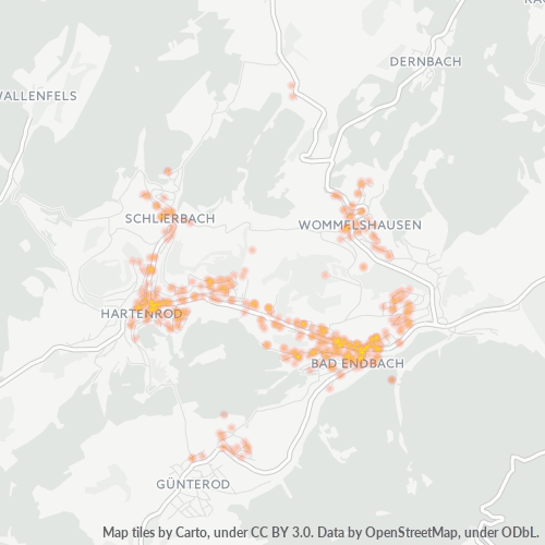 Heatmap für plz 35080