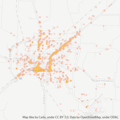 38343 Business Density Heatmap