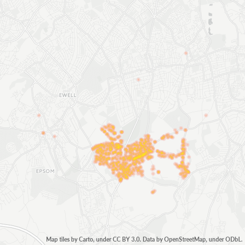 SM7 Business Density Heatmap