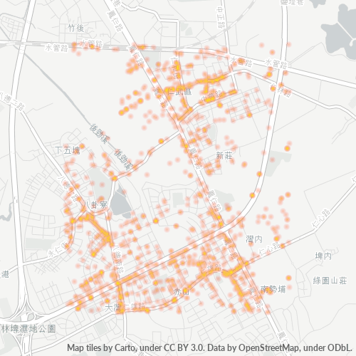 814 商業密度熱圖