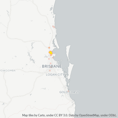 4508 Business Density Heatmap