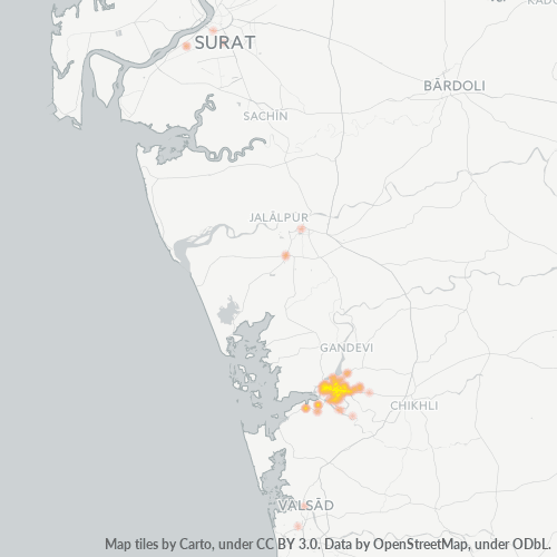 396321 Business Density Heatmap