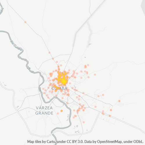 78048-000 Heatmap de Densidade da Empresa