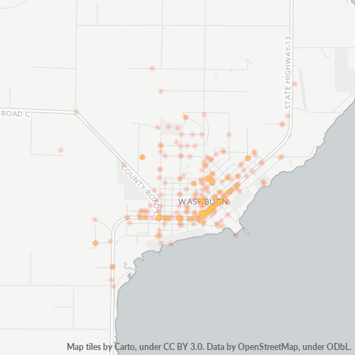 54891 Business Density Heatmap