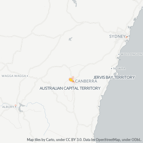 2614 Business Density Heatmap
