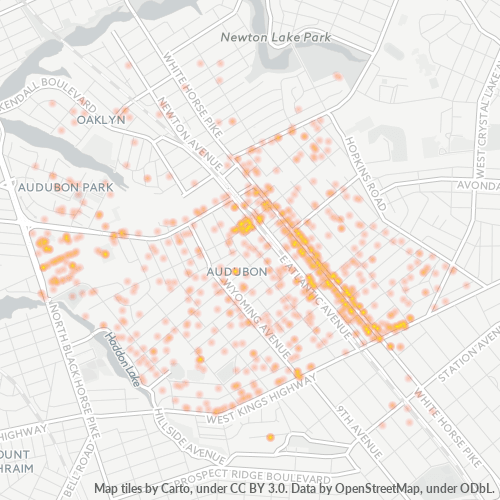 08106 Business Density Heatmap