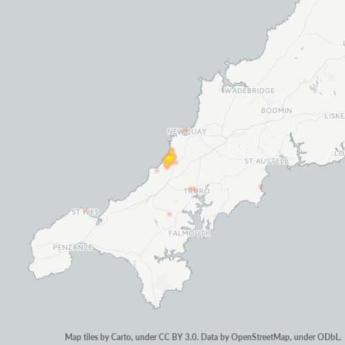 TR6 Business Density Heatmap