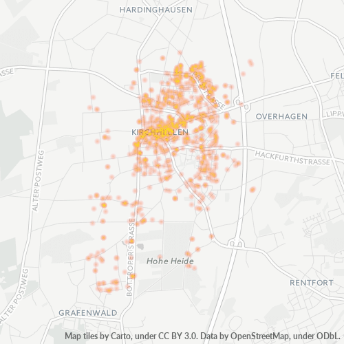 46244 Standortdichte-Heatmap