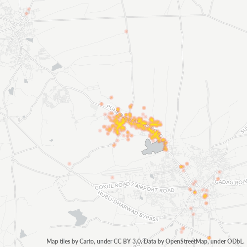 580025 Business Density Heatmap