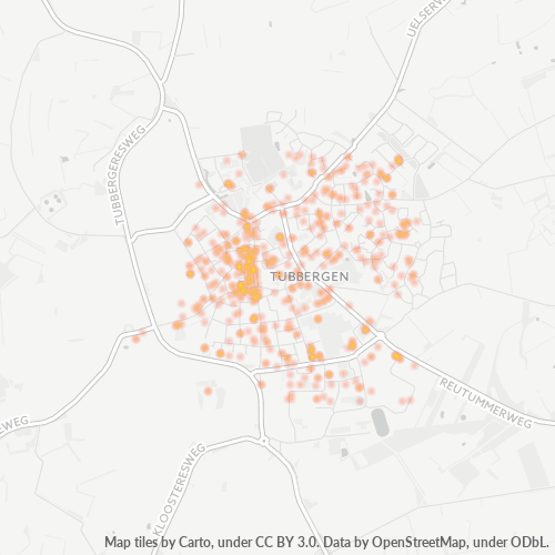 7651 Heatmap Bedrijfsdichtheid