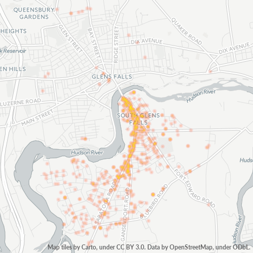 12803 Business Density Heatmap