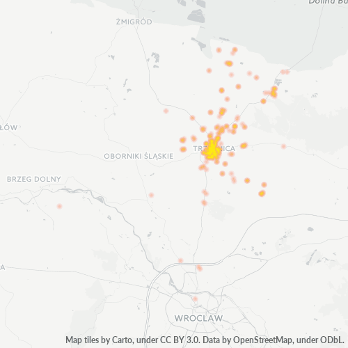 55-100 Mapa intensywności działalności gospodarczej