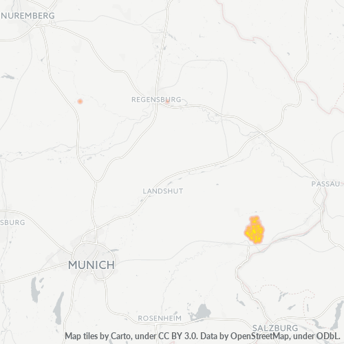 84367 Standortdichte-Heatmap