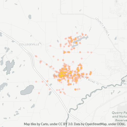 56374 Business Density Heatmap