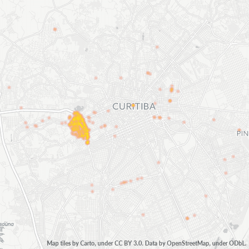 80740-000 Heatmap de Densidade da Empresa