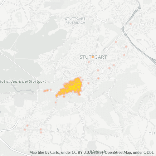70199 Standortdichte-Heatmap